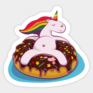 Donut Unicorn Sticker